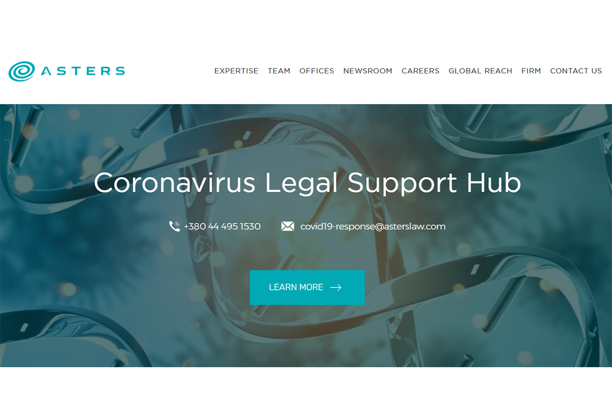 Asters launches COVID-19 Task Force and Legal Support Hub