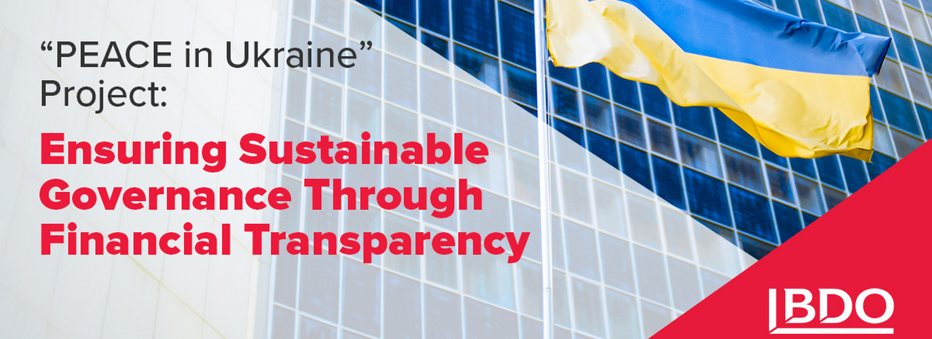"PEACE in Ukraine" Project: Ensuring Sustainable Governance Through Financial Transparency