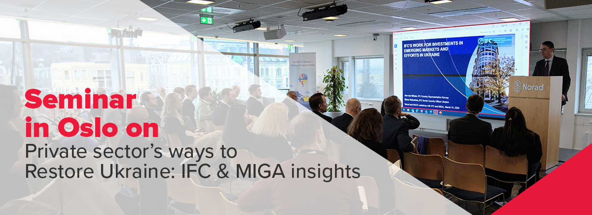 BDO in Ukraine at the Seminar in Oslo. Involving the Private Sector in Ukraine's Recovery: IFC and MIGA Insights