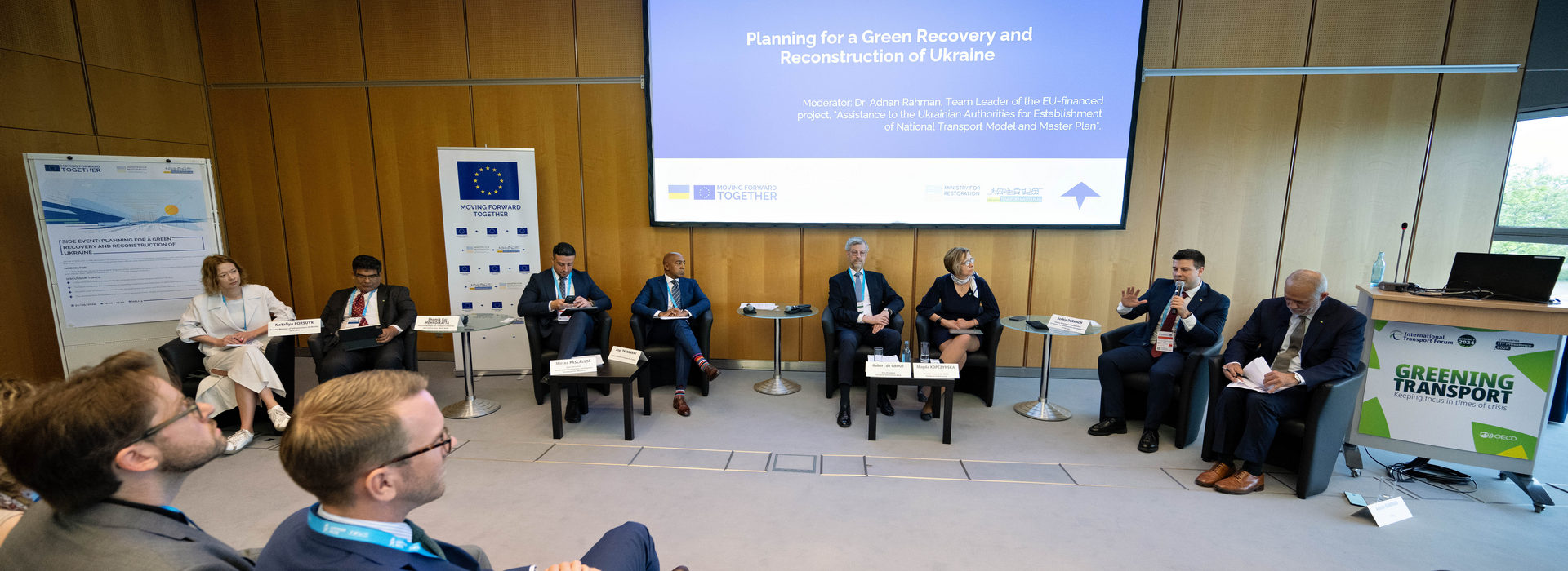 Egis Team Engages in Green Recovery and Reconstruction of Ukraine Dialogue at International Transport Forum in Leipzig