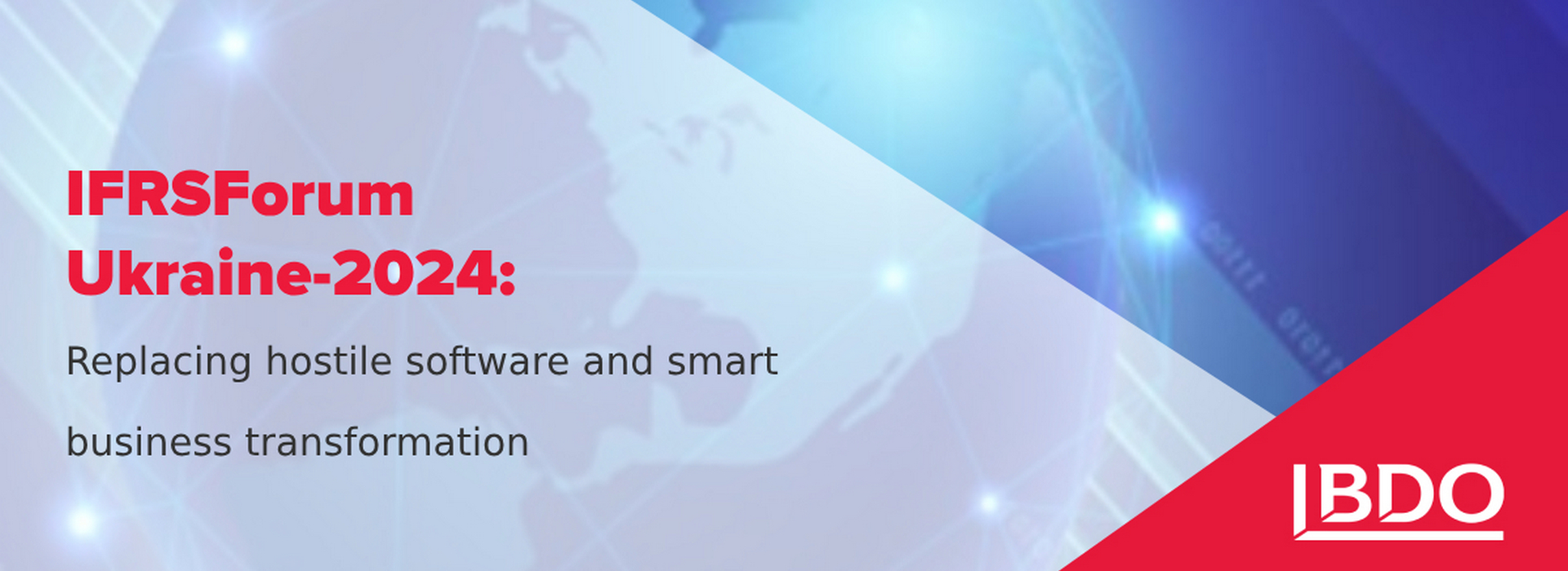 IFRSForum Ukraine-2024: Replacing Hostile Software and Smart Business Transformation