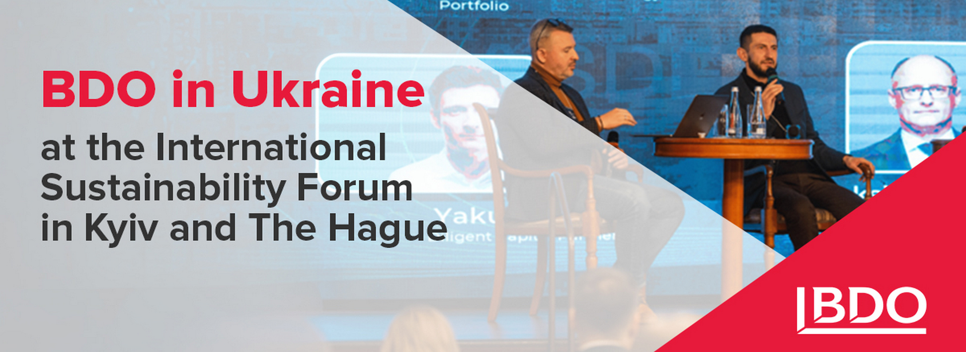 BDO in Ukraine at the International Sustainability Forum in Kyiv and The Hague