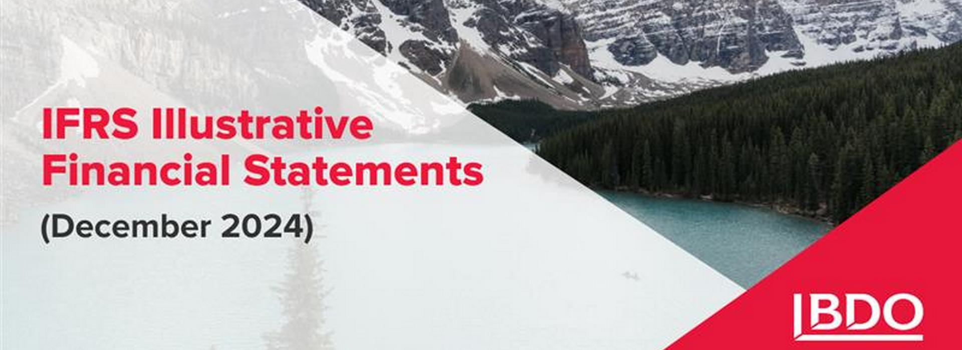 BDO has published IFRS Illustrative Financial Statements (December 2024)