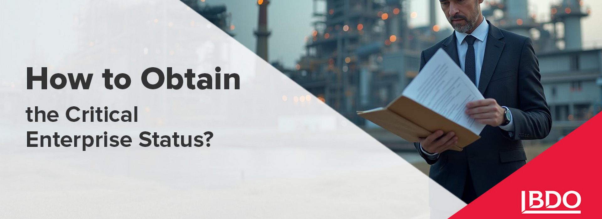 BDO in Ukraine. How to Obtain the Critical Enterprise Status?